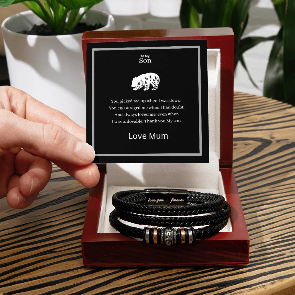 To My Son Bracelet