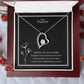 To My Fiancee Forever Love Necklace