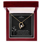 To My Fiancee Forever Love Necklace