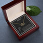 To My Smokin Hot Girlfriend Everlasting Love Necklace