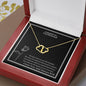 To My Smokin Hot Girlfriend Everlasting Love Necklace