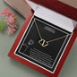 To My Smokin Hot Girlfriend Everlasting Love Necklace