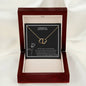 To My Smokin Hot Girlfriend Everlasting Love Necklace