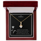 To My Fiancee Alluring Beauty Necklace - Yellow & White Gold Variants