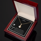 To My Fiancee Alluring Beauty Necklace - Yellow & White Gold Variants