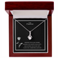 To My Fiancee Alluring Beauty Necklace - Yellow & White Gold Variants