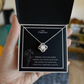 To My Fiancee Love Knot Necklace - Yellow & White Gold Variants