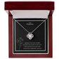To My Fiancee Love Knot Necklace - Yellow & White Gold Variants