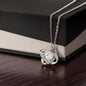 To My Wife Love Knot Necklace Non-Message Card