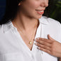 To My Fiancee Love Knot Necklace Non-Message Card
