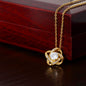 Happy Anniversary Love Knot Necklace Non-Message Card