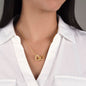 To My Fiancee interlocking Hearts Necklace Non-Message Card