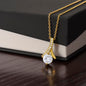 To My Girlfriend Alluring Beauty Necklace Non-Message Card
