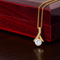 To My Mom Alluring Beauty Necklace Non-Message Card