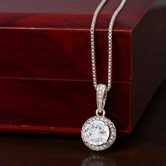 To My Girlfriend Eternal Hope Necklace Non-Message Card