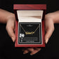 To My Daughter Name Necklace + Heart