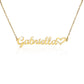 Name Necklace + Heart