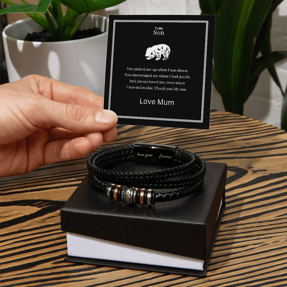 To My Son Bracelet