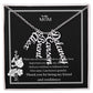 To My Mom Multi Vertical Name Necklace