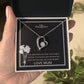 To My Daughter Forever Love Necklace