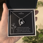 To My Fiancee Forever Love Necklace