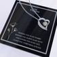To My Fiancee Forever Love Necklace