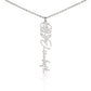 Flower Name Necklace Non-Message Card