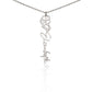 Flower Name Necklace Non-Message Card