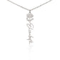 Flower Name Necklace Non-Message Card