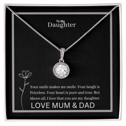To My Daughter Eternal Hope Necklace