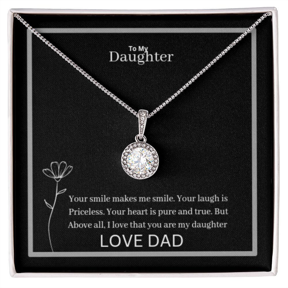 To My Daughter Eternal Hope Necklace
