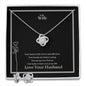 To My Wife Love Knot Earrings & Necklace Set