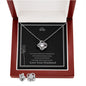 To My Wife Love Knot Earrings & Necklace Set