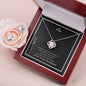To My Wife Love Knot Earrings & Necklace Set