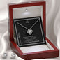 To My Wife Love Knot Earrings & Necklace Set