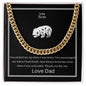 To My Son Cuban Link Chain (Oreo + Lux Box + Length Extension)