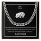 To My Son Cuban Link Chain (Oreo + Lux Box + Length Extension)
