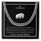 To My Husband Cuban Link Chain (Oreo + Lux Box + Length Extension)