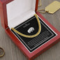 To My Husband Cuban Link Chain (Oreo + Lux Box + Length Extension)