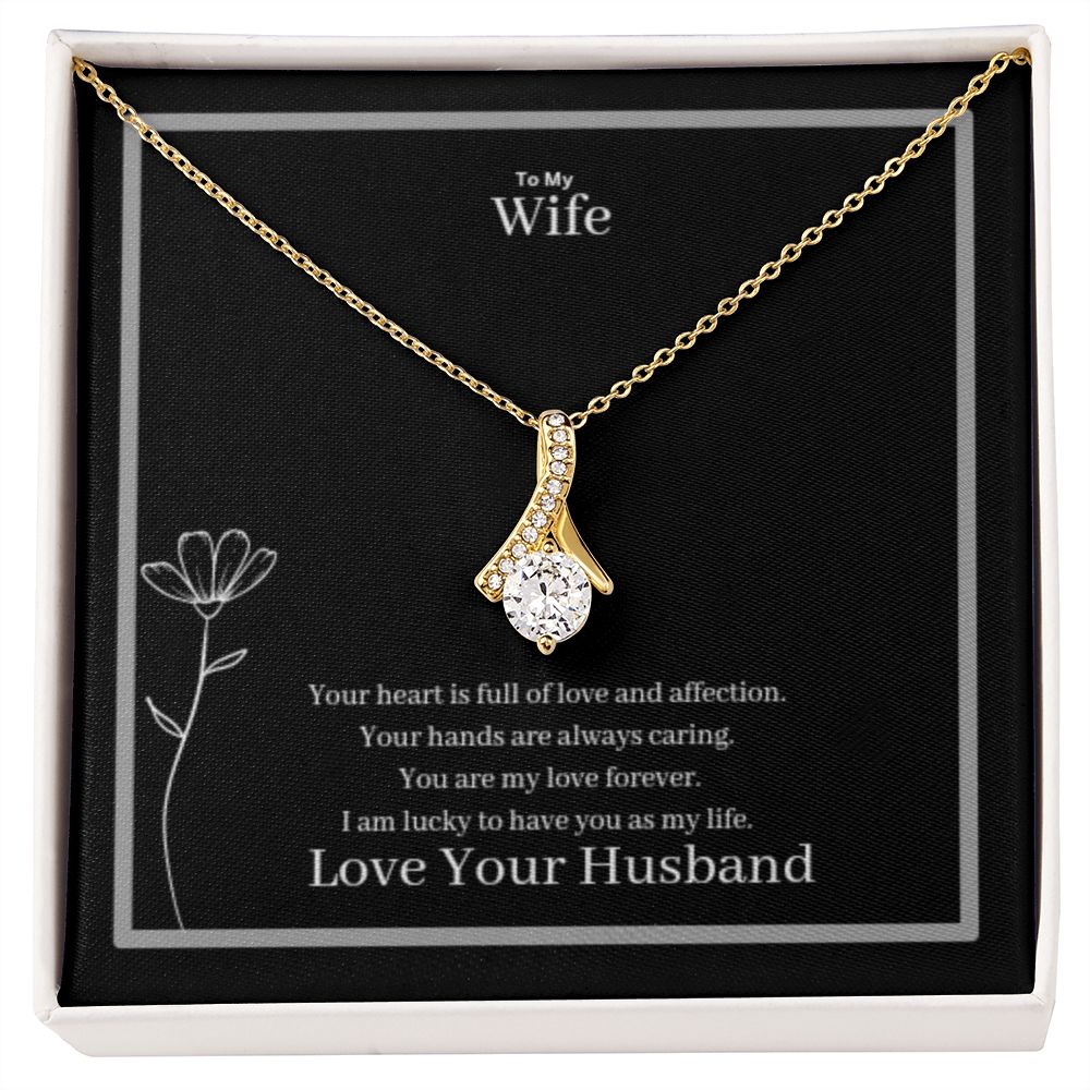 To My Wife Alluring Beauty Necklace