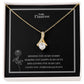To My Fiancee Alluring Beauty Necklace Yellow & White Gold Variants
