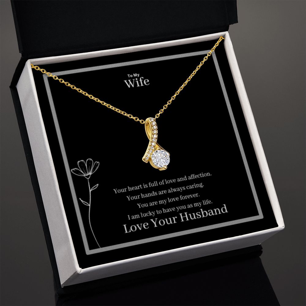 To My Wife Alluring Beauty Necklace