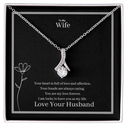 To My Wife Alluring Beauty Necklace