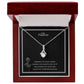 To My Fiancee Alluring Beauty Necklace Yellow & White Gold Variants
