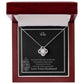 To My Wife Love Knot Necklace Yellow & White Gold Variants