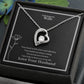 To My Smokin Hot Wife Forever Love Necklace With On Demand Message Card