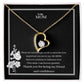 To My Mom Forever Love Necklace With On Demand Message Card