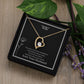 To My Smokin Hot Wife Forever Love Necklace With On Demand Message Card