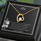 To My Mom Forever Love Necklace With On Demand Message Card
